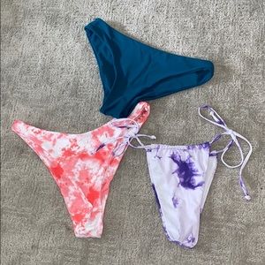 NWOT SHEIN BIKINI BOTTOM BUNDLE